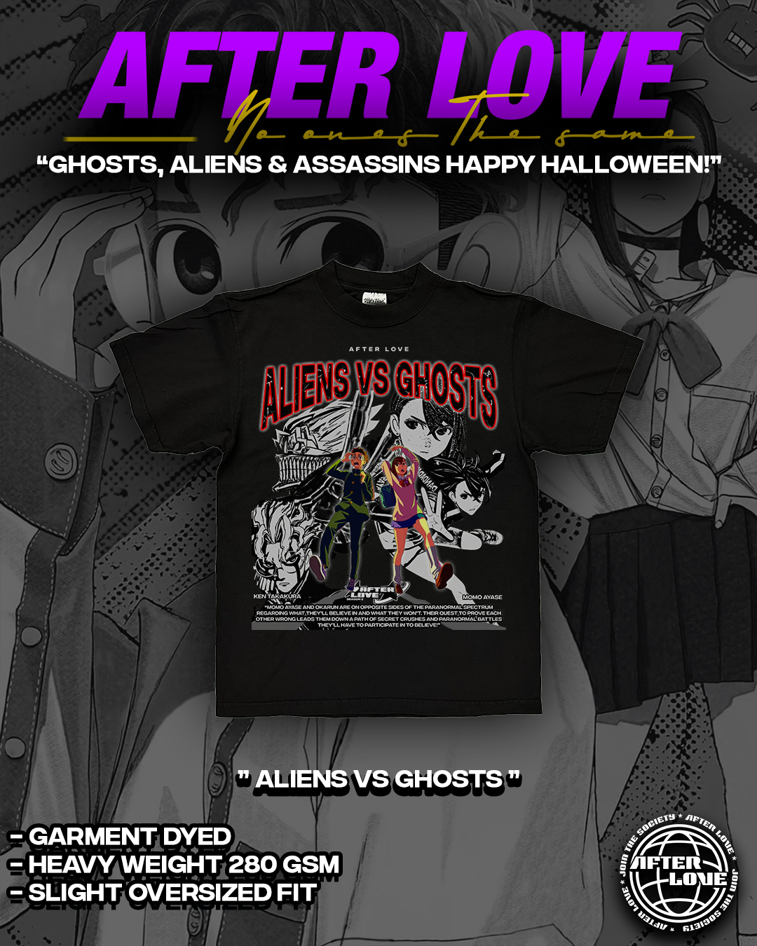 " Aliens Vs Ghosts" Graphic Tee