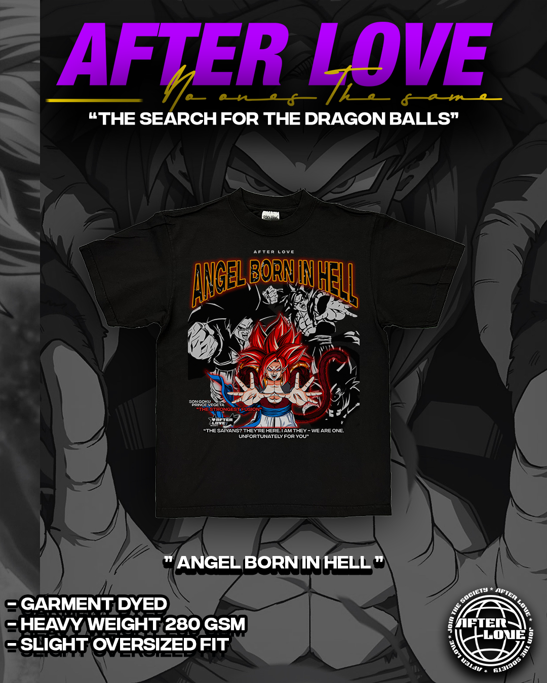 " Angel Born In Hell " Graphic Tee