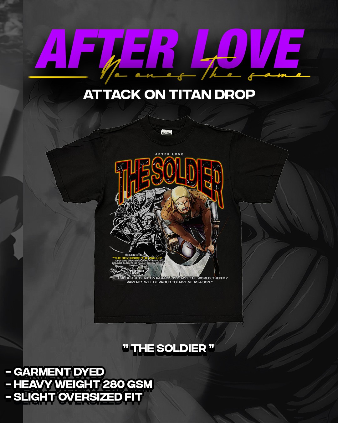 "The Soldier " Graphic Tee